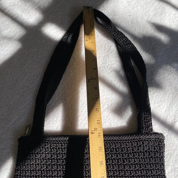 Talbots Black Woven Shoulder Bag - Picture 10 of 12